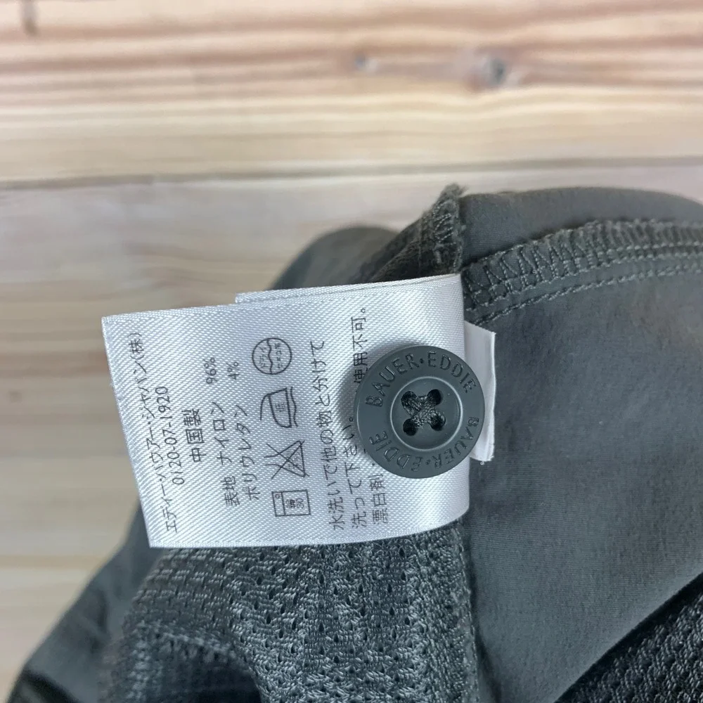 Eddie Bauer Travex Pants Womens 10‎ Gray Cropped Hiking Stretch Cargo Gorpcore